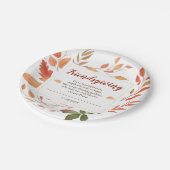 Assiettes En Carton L'automne part de la fête de l'Action de grâce (Angle)