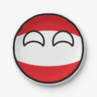 L'Autriche Geeky tendante drôle Countryball