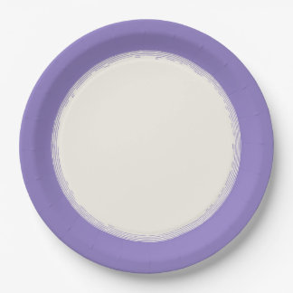 Assiettes En Carton Lavande