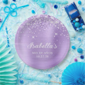 Assiettes En Carton Lavande à glacier Mis XV Años (Fête)