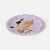 Assiettes En Carton Lavande du marché français (Angle)