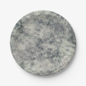 Assiettes En Carton Lavande Gris Texturée Abstraite moderne Sage Vert (Devant)