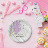 Assiettes En Carton lavande, violet, fleur Plaque de papier (Fête)