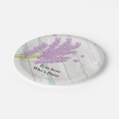 Assiettes En Carton lavande, violet, fleur Plaque de papier (Angle)