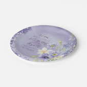 Assiettes En Carton Lavender Boho Un Petit Bébé Fleur sauvage Saupoudr (Angle)