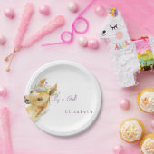 Assiettes En Carton Lavender Fleur sauvage Pony C'est un Baby shower d (Fête)