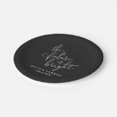 Assiettes En Carton L'Avenir est un grand parti brillant (Angle)