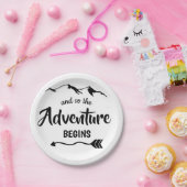 Assiettes En Carton L'aventure commence à la mode (Fête)