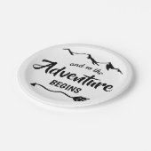 Assiettes En Carton L'aventure commence à la mode (Angle)