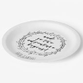 Assiettes En Carton L'aventure commence - (Destination) Mariage (Angle)