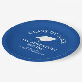 Assiettes En Carton L'aventure commence la graduation (Angle)