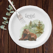 Assiettes En Carton L'aventure commence les ours rustiques