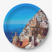Assiettes En Carton ldp POSITANO - Côte d'Amalfi - Panorama (Devant)
