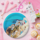 Assiettes En Carton ldp SANTORINI - panorama - (Fête)
