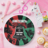 Assiettes En Carton Le 11 juin, c'est la liberté pour toute liberté Be (Fête)