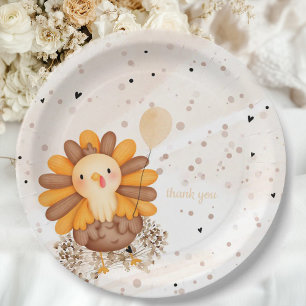 Assiettes En Carton Le Baby shower de la petite Turquie Thanksgiving