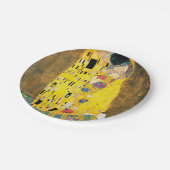 Assiettes En Carton Le baiser par Gustav Klimt (Angle)