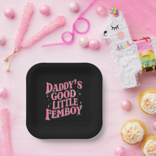 Assiettes En Carton Le bon petit femboy de papa LGBT Gay Pride Femoby