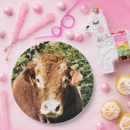 ASSIETTES EN CARTON LE BULL (Fête)