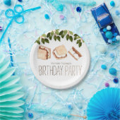 Assiettes En Carton Le camping smores plaque de papier de fête d'anniv (Fête)