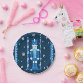 Assiettes En Carton Le casse-noix dans le bleu (Fête)