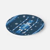 Assiettes En Carton Le casse-noix dans le bleu (Angle)