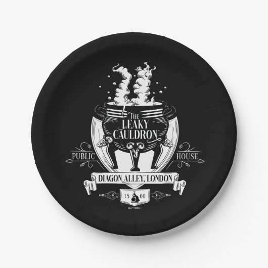 Assiettes En Carton LE CAULDRON™ Shop Graphic LEAKY (Devant)