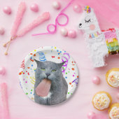 Assiettes En Carton Le Chat De Fête A Ta Langue ? (Fête)