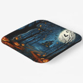 Assiettes En Carton Le chemin de la forêt hantée- Halloween (Angulaire)