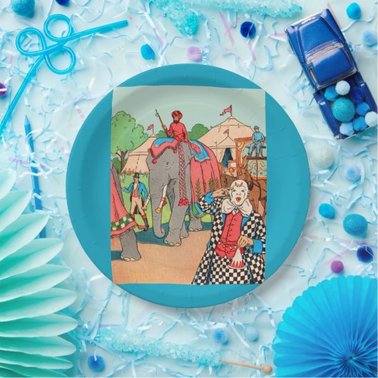 Assiettes En Carton Le Cirque (Fête)