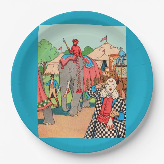 Assiettes En Carton Le Cirque (Devant)