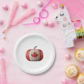 Assiettes En Carton Le Citrouille du drapeau canadien Maple Leaf remer (Fête)