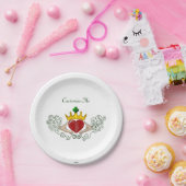 Assiettes En Carton Le Claddagh (couleur complète) (Fête)