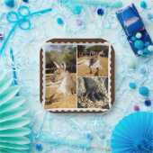 Assiettes En Carton Le Collage D'Image Kangaroo, Plaques De Papier (Fête)