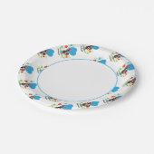 Assiettes En Carton Le coq portugais (Angle)