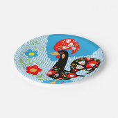 Assiettes En Carton Le coq portugais de Barcelos (Angle)