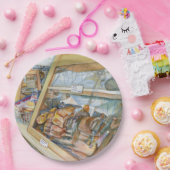 Assiettes En Carton Le côté ensoleillé de la folie (Fête)