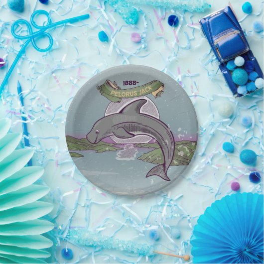 Assiettes En Carton Le dauphin de Pelorus Jack Risso (Fête)