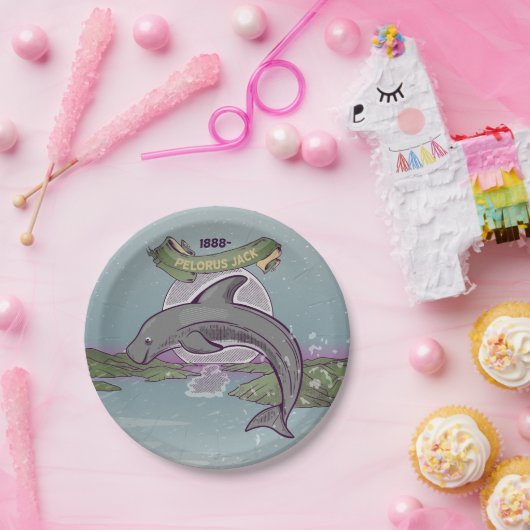 Assiettes En Carton Le dauphin de Pelorus Jack Risso (Fête)