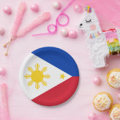 Assiettes En Carton Le drapeau des Philippines (Fête)