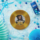 Assiettes En Carton Le fameux | Enregistrement d'or Hip hop photo pers (Fête)