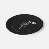 Assiettes En Carton Le Flamant rose fantôme (Angle)