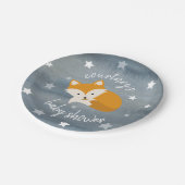 Assiettes En Carton Le Fox somnolent tient le premier rôle le baby (Angle)