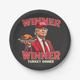 Assiettes En Carton Le gagnant du dîner turc Trump Thanksgiving