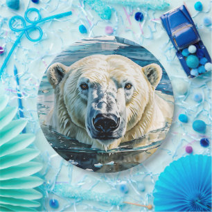 Assiettes En Carton Le Gardien des glaces attentif