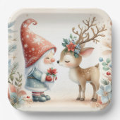 Assiettes En Carton Le Gnome Et Le Rinder (Recto)