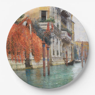Assiettes En Carton Le Grand Canal à Venise (par Vincenzo Caprile)