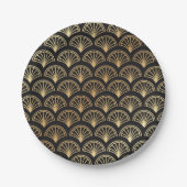 Assiettes En Carton Le Grand Gatsby Nouvel An 2022 (Devant)