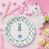 Assiettes En Carton Le grand-millénaire Chinoiserie Bunny Topiary (Fête)