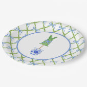 Assiettes En Carton Le grand-millénaire Chinoiserie Bunny Topiary (Angle)